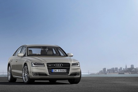 Audi A8 phiên bản mới - Hiện đại, cá tính hơn - 4 Hình ảnh xe Audi A8 L phiên bản mới 2014: